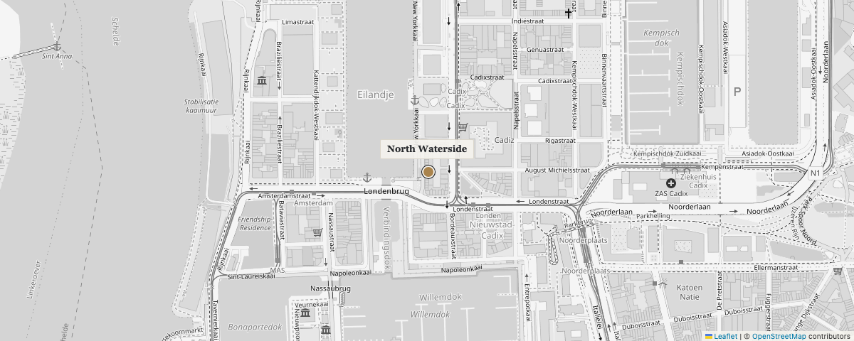 Location — North Waterside — 2-Bedroom Apartment